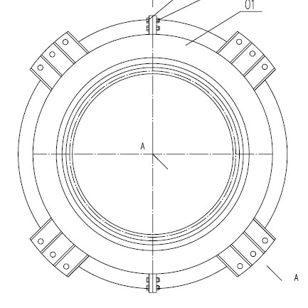 Split Slewing Bearing Slewing Ring Bearing for Water Processing Equipment